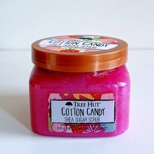 Tree Hut Cotton Candy Shea‎ Sugar Exfoliating & Hydrating Body Scrub, 18 ounce.